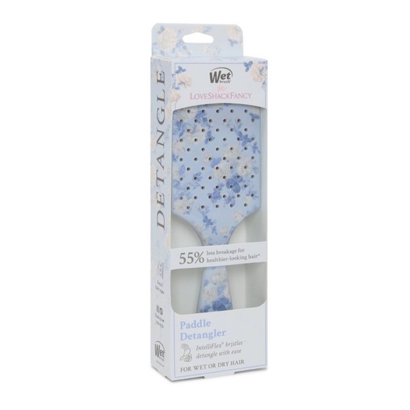 Wet Brush x LoveShackFancy Paddle Detangler Hair Brush - Everblooming Rosettes - Picture 2 of 4